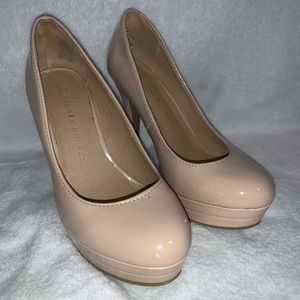 LC Lauren Conrad | Shoes | Lauren Conrad Nude Platform Heels | Poshmark